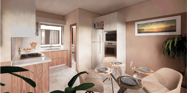 Render cocina Da Vinci Desarrollo
